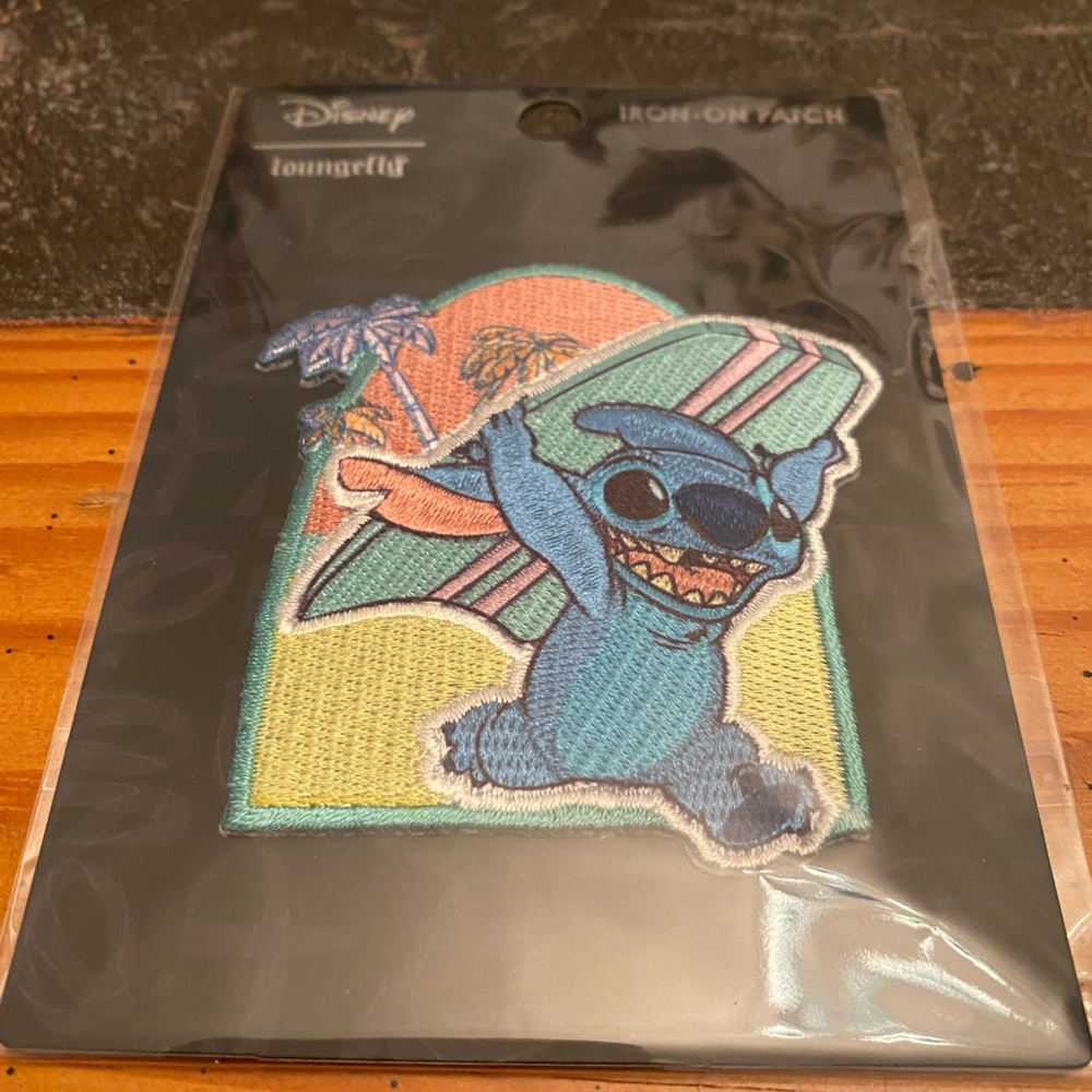 Lilo & Stitch, Stitch Iron On Patch.  Loungefly